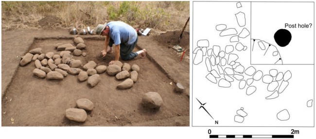 Excavation of small platform